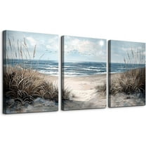 Hieng Large Wall Art for Bedroom Abstract Canvas Wall Decor for Living Room Office Decoration Wall Pictures Ink Mountain Landscapes Wall Paintings Artwork Modern Home Decor（Only canvas）