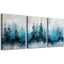 Hieng Large Wall Art for Living Room Canvas Decor for Bedroom Office - Modern Home Field Scenery Paintings Abstract Pictures Prints Posters Artworks(only canvas)