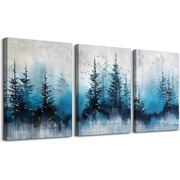 Hieng Large Wall Art for Living Room Canvas Decor for Bedroom Office - Modern Home Field Scenery Paintings Abstract Pictures Prints Posters Artworks(only canvas)