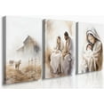 thumbnail image 1 of Hieng The Living Christ Prints Christian Wall Art Jesus on Path Pictures The Family Proclamation Gallery LDS Wall Art Saint Print Canvas Religious Gift Christian（Only canvas）, 1 of 6