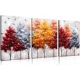 thumbnail image 1 of Hieng Mountain Wall Art for Living Room, Gold Tree Canvas Wall-Decor for Bedroom, Modern Forest Print Picture (only canvas), 1 of 6