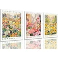 thumbnail image 1 of Hieng New York City Poster Travel Wall Art Canvas Framed Watercolor NYC Central Park Landmarks Artwork Decor Painting Prints Pictures Set of 3 for Bedroom Living Room Bathroom Office 16x24in, 1 of 5