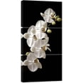thumbnail image 1 of Hieng Orchids Wall Art 3 Pieces Black and White Elegant Flowers Painting Zen Floral Canvas Prints Vertical Pictures Bathroom Home Decor Unframed, 1 of 6