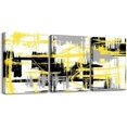 thumbnail image 1 of Hieng Pink Grey Black Canvas Wall Art for Living Room Abstract Modern Picture Wall Decor for Dining Room Bedroom Bathroom Wall Art Kitchen Print Painting for Home Decor（Only canvas）, 1 of 6