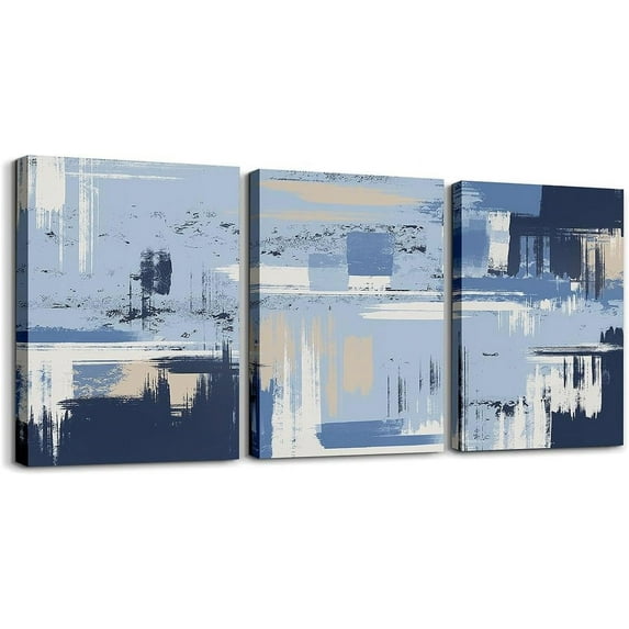 Hieng Pink Grey Black Canvas Wall Art for Living Room Abstract Modern Picture Wall Decor for Dining Room Bedroom Bathroom Wall Art Kitchen Print Painting for Home Decor(Only canvas)