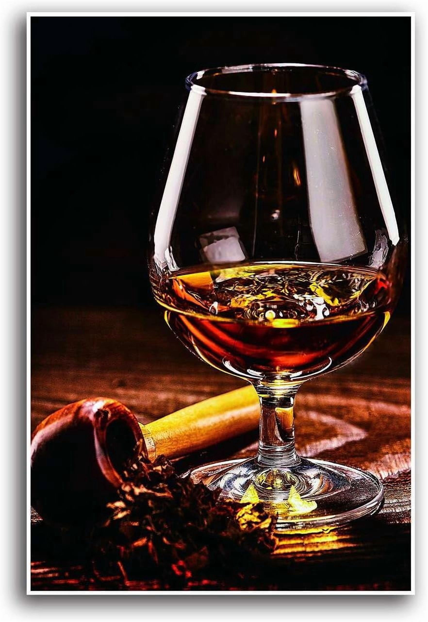 Hieng Hieng Premium Whiskey Ice Wall Art Print Sophisticated Drinking Culture ...