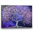 thumbnail image 1 of Hieng Purple Tree Abstract Wall Art Canvas Color Leaf Tree Wall Art Tree of Life Poster Abstract Trees Painting Purple Abstract Canvas Printsch, 1 of 6