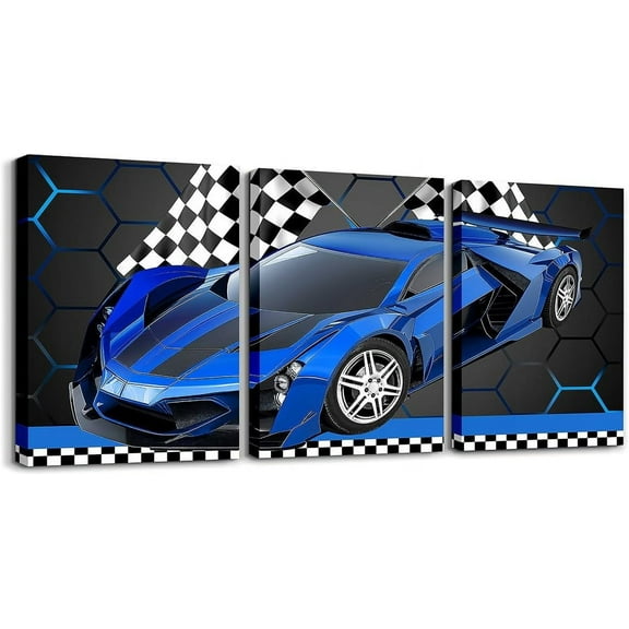 Hieng Red and Black Canvas Wall Art for Living Room Bedroom Basketball Gaming Sports Picture Wall Decor Geomnetric Office Decorations Artwork Posters Honeycomb Painting（Only canvas）