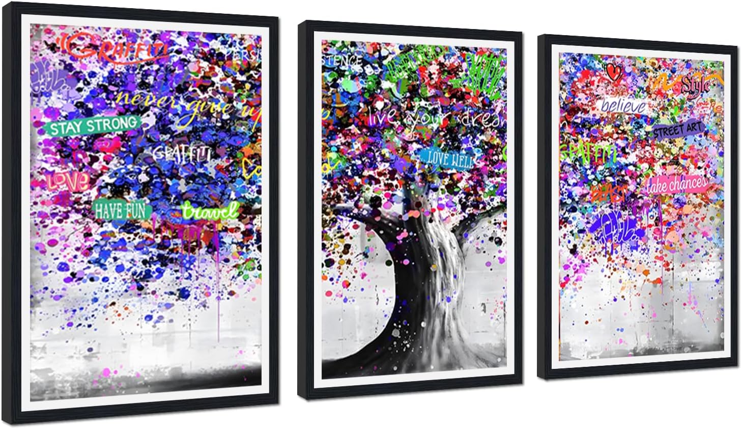 Hieng Hieng Street Graffiti Wall Hieng Banksy Canvas Wall Hieng Boy and Girl ...