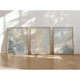 thumbnail image 1 of Hieng Sunset Clouds Canvas Wall Art Set of 3 Prints Abstract Poster Modern Neutral Painting For Living Room Bedroom Decor Wrapped Canvas, 1 of 6