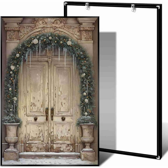 Hieng The third of a set of three Mexican Wall Art Colorful Mexican Doors Painting Canvas PRINT Traditional Hacienda Architecture Wall Decor