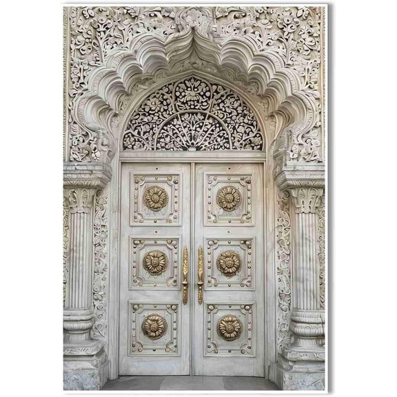 Hieng The third of a set of three Mexican Wall Art Colorful Mexican Doors Painting Canvas PRINT Traditional Hacienda Architecture Wall Decor