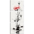 thumbnail image 1 of Hieng Traditional Chinese Painting Watercolor Lotus Flowers Canvas Prints Zen Water Lily Art Pictures Decor (Teal), 1 of 6