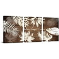 thumbnail image 1 of Hieng Tropical Leaves Wall Art Vintage Botanical Leaf Pictures Decor for Bedroom Bathroom Decoration, 1 of 6
