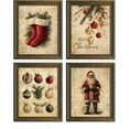 thumbnail image 1 of Hieng Vintage Christmas Wall Art Decor, Merry Christmas Santa Claus Wall Posters Prints Set of 4, Christmas Wall Decor Gifts for Winter Holiday Living Room Bedroom Kitchen (Unframed), 1 of 6