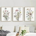 thumbnail image 1 of Hieng Watercolor Flower Poster Wildflower Art Print Nordic Botanical Canvas Painting Vintage Wall Picture Living Room Decor, 1 of 6