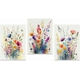 thumbnail image 1 of Hieng Wildflowers Watercolour Wall Art Print Poster Flower Set Decorative Canvas Painting Bedroom Living Room（Only canvas）, 1 of 6
