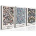 thumbnail image 1 of Hieng William Morris Animal Wall Art Set of 3 Fox Rabbit Owl Canvas Posters Prints Forest Wild Animal Pictures Paintings Gothic Botanical Floral Wall Decor for Bedroom Dark Academia Decor Unframed, 1 of 6