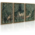 thumbnail image 1 of Hieng William Morris Wall Hieng Forest Animal Canvas Prints Wall Hieng Sets Farmhouse Living Room Decor Fox Rabbit Eagle Gothic Vintage Botanical Floral Oil Painting Pictures, 1 of 6