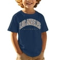 thumbnail image 1 of Hienoo Big Boy Summer Casual T-Shirt Los Angeles Print Short Sleeve T Shirt Sports Tee, 1 of 3