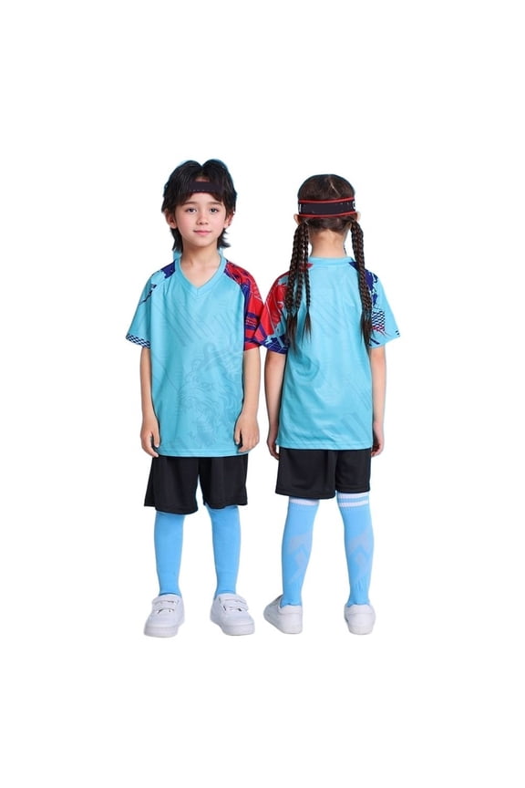 Big Boys' Outfits Quick Dry Sports Short Sleeve T Shirt & Shorts Set