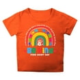 thumbnail image 1 of Hienoo Big Girls "Be Kind" Theme T-Shirt Letter Print Short Sleeve Casual Unisex T Shirt, 1 of 3