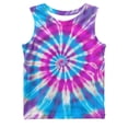 thumbnail image 1 of Hienoo Boy's Tie Dyed Tank Top Summer Sleeveless Shirt Kids Crewneck Tank Tops, Sizes 5-12, 1 of 3