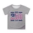 thumbnail image 1 of Hienoo Boys 4Th of July Short Sleeve T-Shirt for America's 250Th Anniversary, Sizes 3-13, 1 of 3