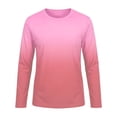 thumbnail image 1 of Hienoo Boys Gradient Long Sleeve Rash Guard UPF 50+ Lightweight Swim Shirt, Sizes 3-14, 1 of 4