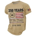 thumbnail image 1 of Hienoo Boys Independence Day Graphic Tee America's 250Th Anniversary Short Sleeve Tshirt, Sizes 2-13, 1 of 4