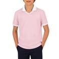 thumbnail image 1 of Hienoo Boys Short Sleeve Polo Shirt Summer Casual Breathable Shirt Sports Tee, Sizes 5-14, 1 of 4