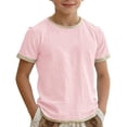 thumbnail image 1 of Hienoo Boys Summer Short Sleeve T-Shirt Casual Breathable Crew Neck Tshirt Top, Sizes 5-14, 1 of 5