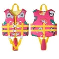 thumbnail image 1 of Hienoo Girls & Boys Cartoon Swimwear Life Vest Buoyancy Life Jacket with Adjustable Belt, Sizes 3-14, 1 of 2