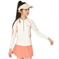 thumbnail image 1 of Hienoo Girls Long Sleeve Rash Guard Surfing Suit with Skirt Swimsuit, 2-Piece, Sizes 9-12, 1 of 8