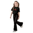 thumbnail image 1 of Hienoo Girls Outfits Cherry Print Short Sleeve T Shirt Flared Pants 2Pcs Set, Sizes 7-13, 1 of 5