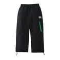thumbnail image 1 of Hienoo Girls Performance Snow Pants Lined Zip Pocket Pants Elastic Waist Trousers, 1 of 6