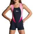 thumbnail image 1 of Hienoo Girls Quick Dry One-Piece Swimsuit Athletic Swimwear Bathing Suit, Sizes 9-10, 1 of 2