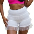 thumbnail image 1 of Hienoo High Waist Lace Shorts for Women Sexy Flattering Fit Layered Shorts, Sizes S-XL, 1 of 4