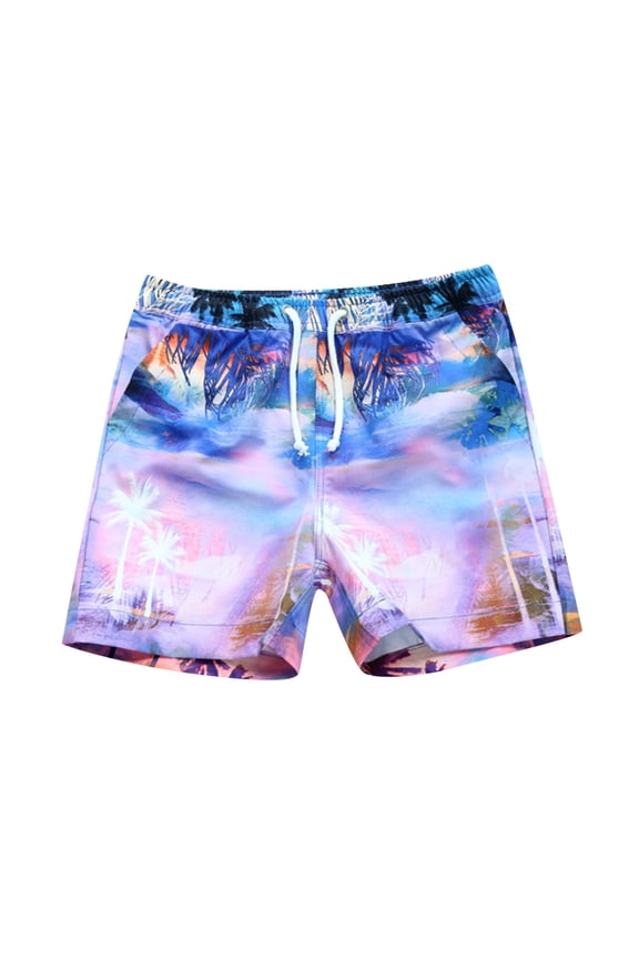 Boys Board Shorts Quick Dry UPF 50+ Swimming Trunks Swimwear Bathing Suit