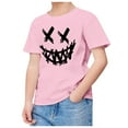 thumbnail image 1 of Hienoo Little Boys Tee Shirt Short Sleeve Breathable Graphic T Shirt Summer Trendy Tshirt, 1 of 3