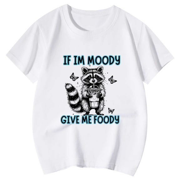 Hienoo Little Girls T-Shirt Cute Print Short Sleeve T Shirt Summer Casual Tee