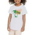 thumbnail image 1 of Hienoo Little Girls T-Shirt Hawaii Short Sleeve T Shirt Summer Casual T Shirt, 1 of 3