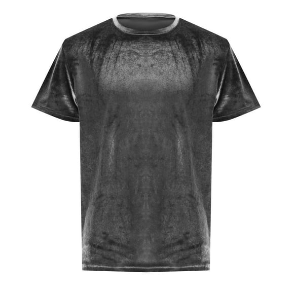 Hienoo Men's Velvet Hop T-Shirt Short Sleeve Crew Neck T Shirt, Sizes M-XXXL