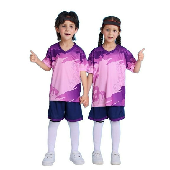 Hienoo Toddler Boys Outfits Quick Dry Sports Short Sleeve T Shirt and Shorts Sportswear Set