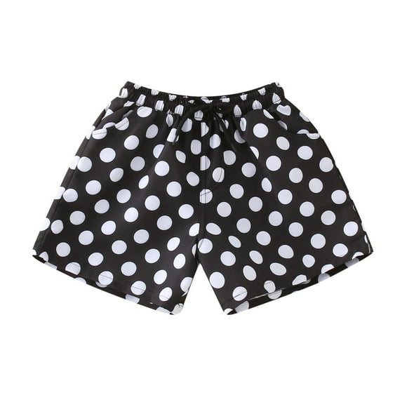 Hienoo Toddler Boys Swimming Trunks Vintage Polka Dot Quick Dry Board Shorts Bathing Suit