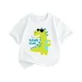 thumbnail image 1 of Hienoo Toddler Boys' Tee Short Sleeve Graphic T Shirt Summer Active Tshirt, 1 of 6