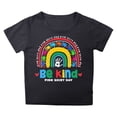 thumbnail image 1 of Hienoo Toddler Girls "Be Kind" Theme T-Shirt Letter Print Short Sleeve Casual Unisex T Shirt, 1 of 3