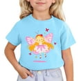 thumbnail image 1 of Hienoo Toddler Girls T Shirt Butterfly Graphic Short Sleeve T-Shirt Summer Trendy Tee Top, 1 of 3