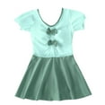 thumbnail image 1 of Hienoo Tween Girl One-Piece Swimsuit Swim Dress with Bulit-In Shorts Bathing Suit Swimwear, 1 of 8