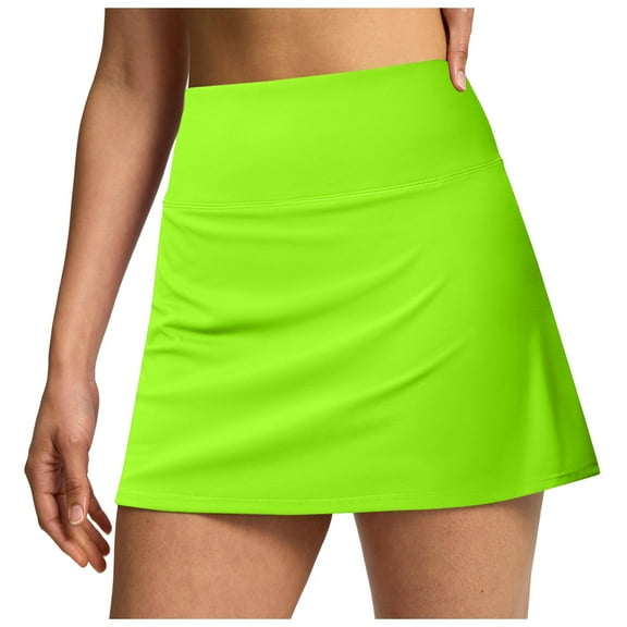 Hienoo Women Athletic Shorts Running Tennis Skirt Workout Skorts with Pockets, Sizes S-XXL